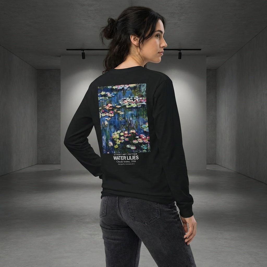 Water Lilies Longsleeve T-Shirt - STREET ART EDITION