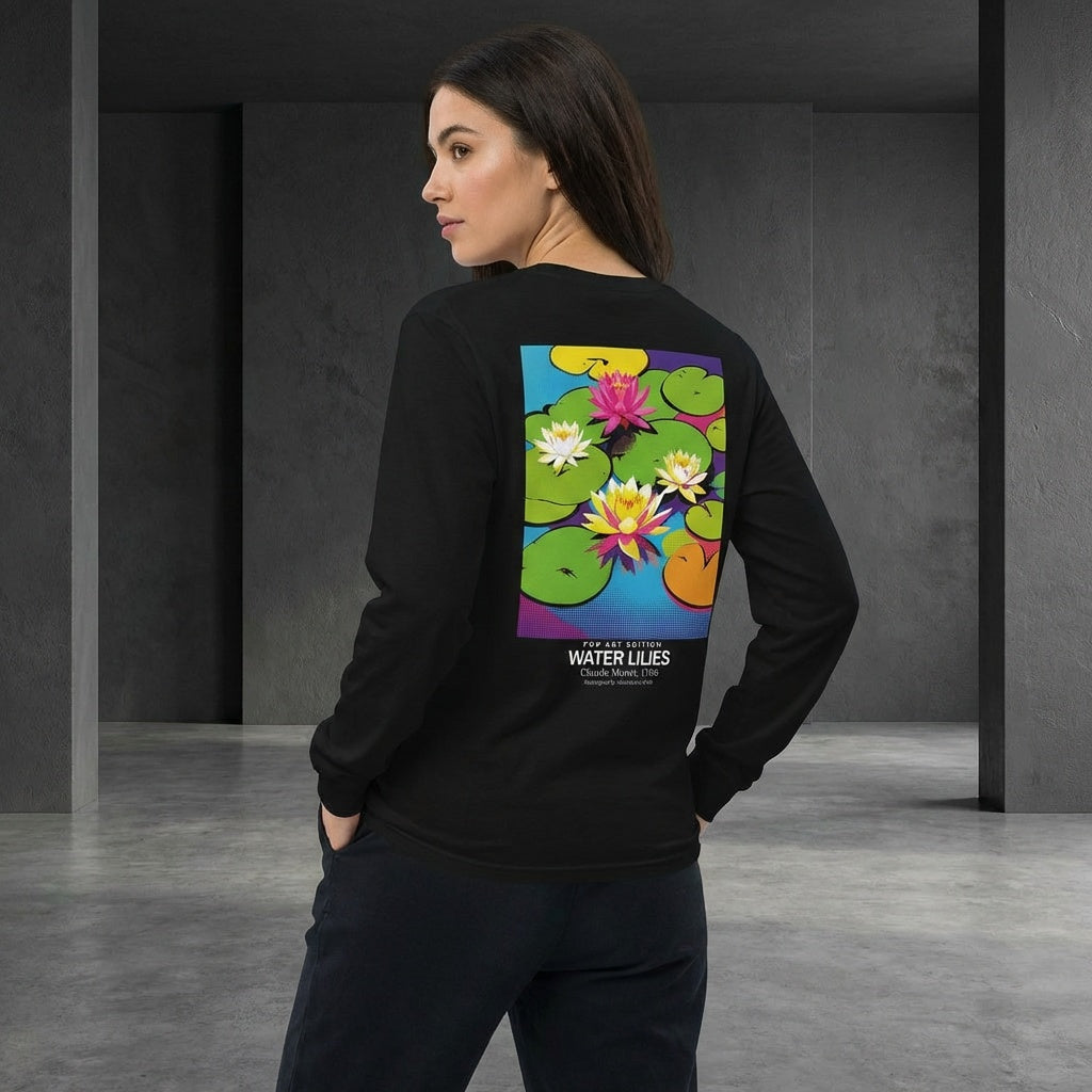 Water Lilies Longsleeve T-Shirt - POP ART EDITION