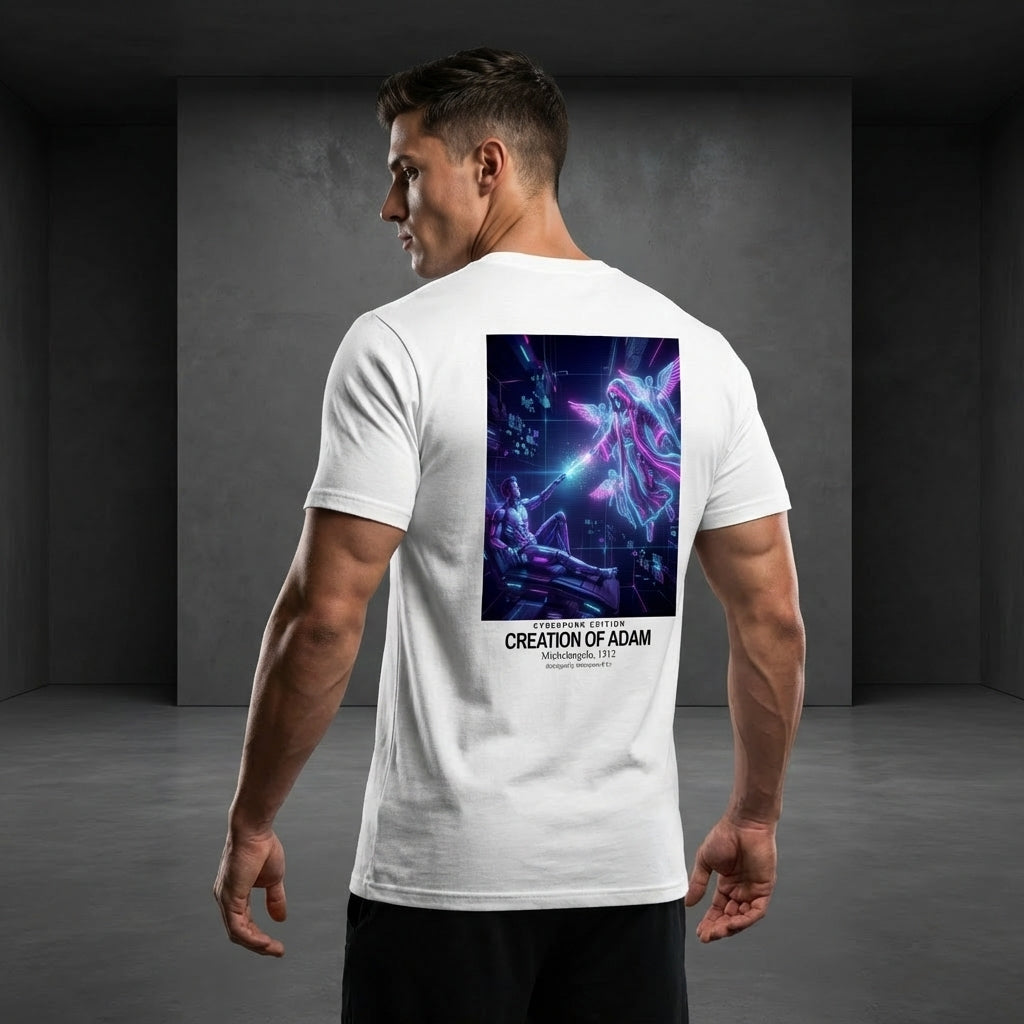 Creation of Adam T-Shirt - CYBERPUNK EDITION-4