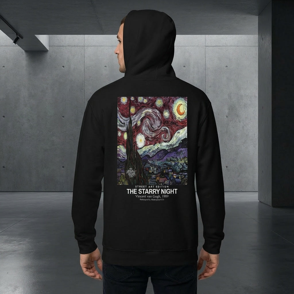 The Starry Night Hoodie - STREET ART EDITION