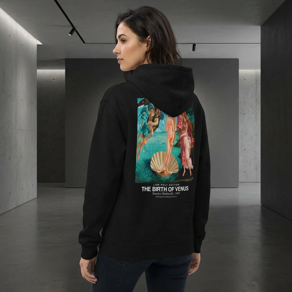 The Birth of Venus Hoodie - LOW POLY EDITION-4
