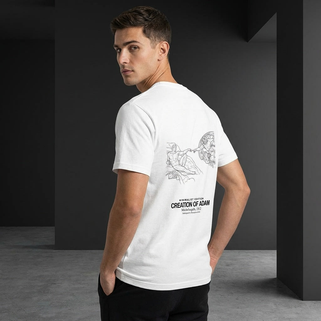 Creation of Adam T-Shirt - MINIMALIST EDITION-2