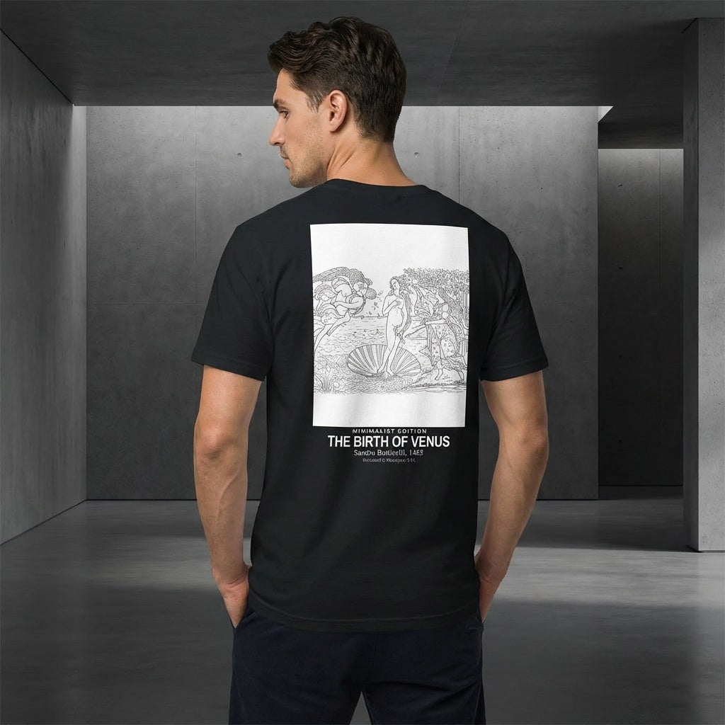 The Birth of Venus T-Shirt - MINIMALIST EDITION-4