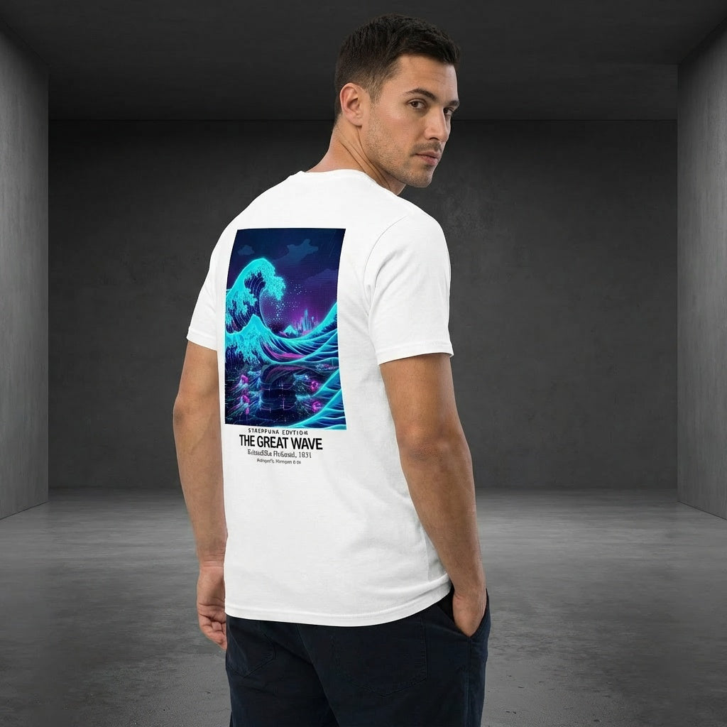 The Great Wave T-Shirt - CYBERPUNK EDITION-3