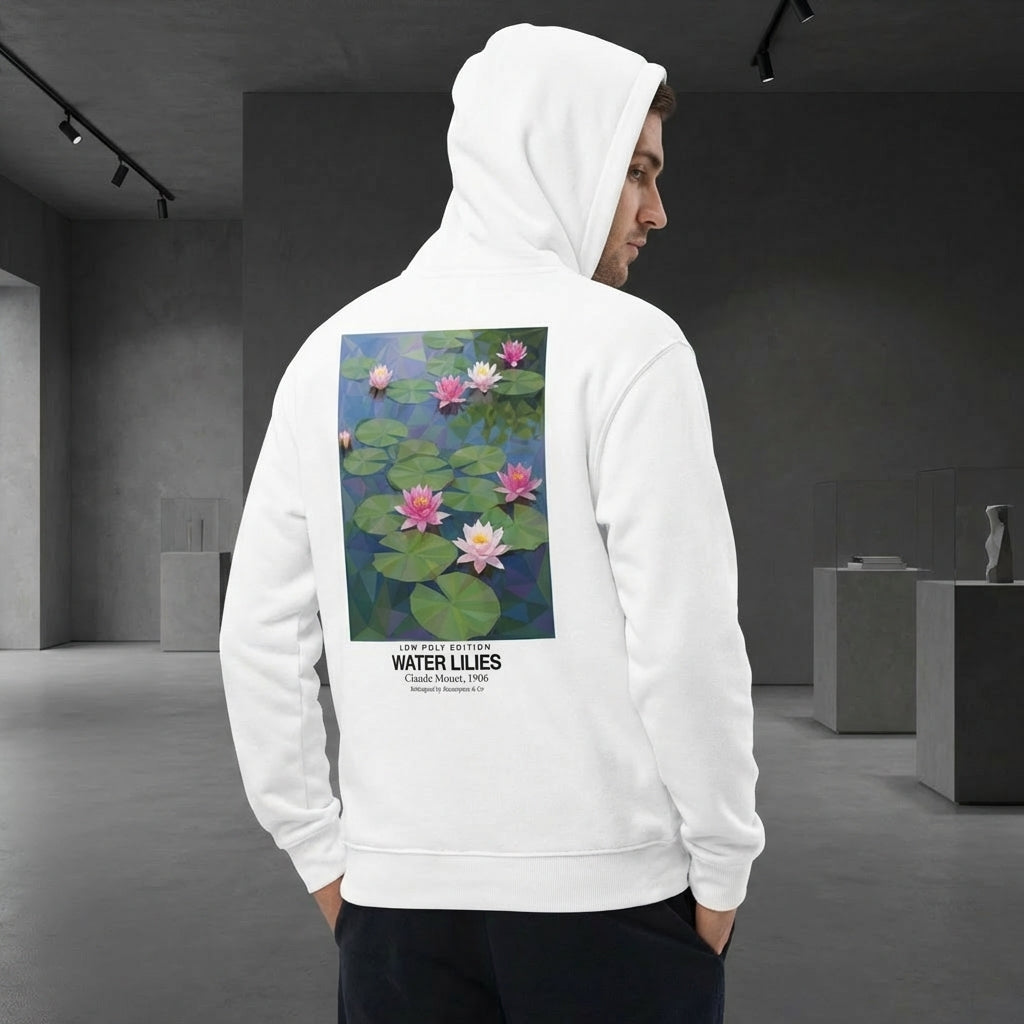 Water Lilies Hoodie - LOW POLY EDITION-1