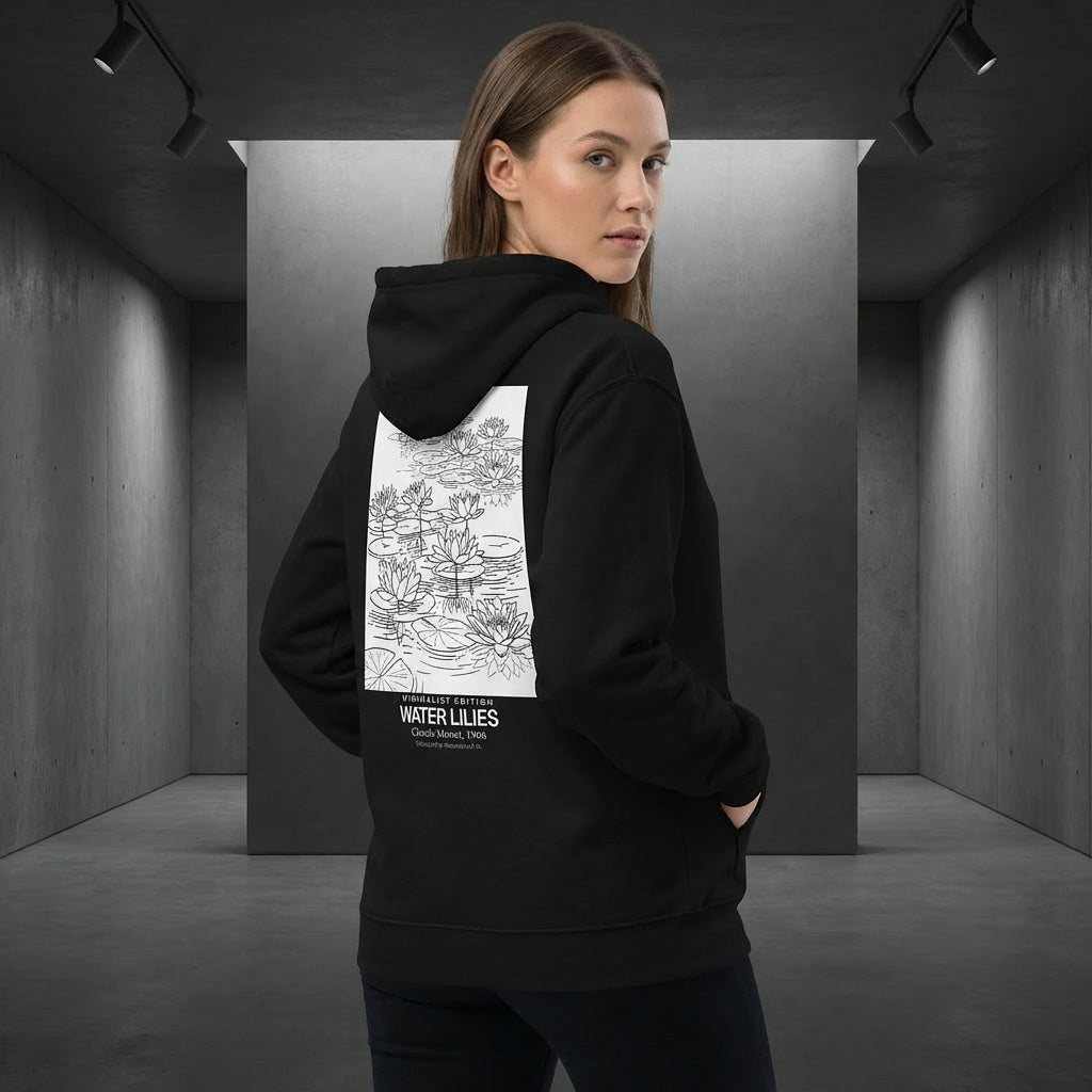 Water Lilies Hoodie - MINIMALIST EDITION-4