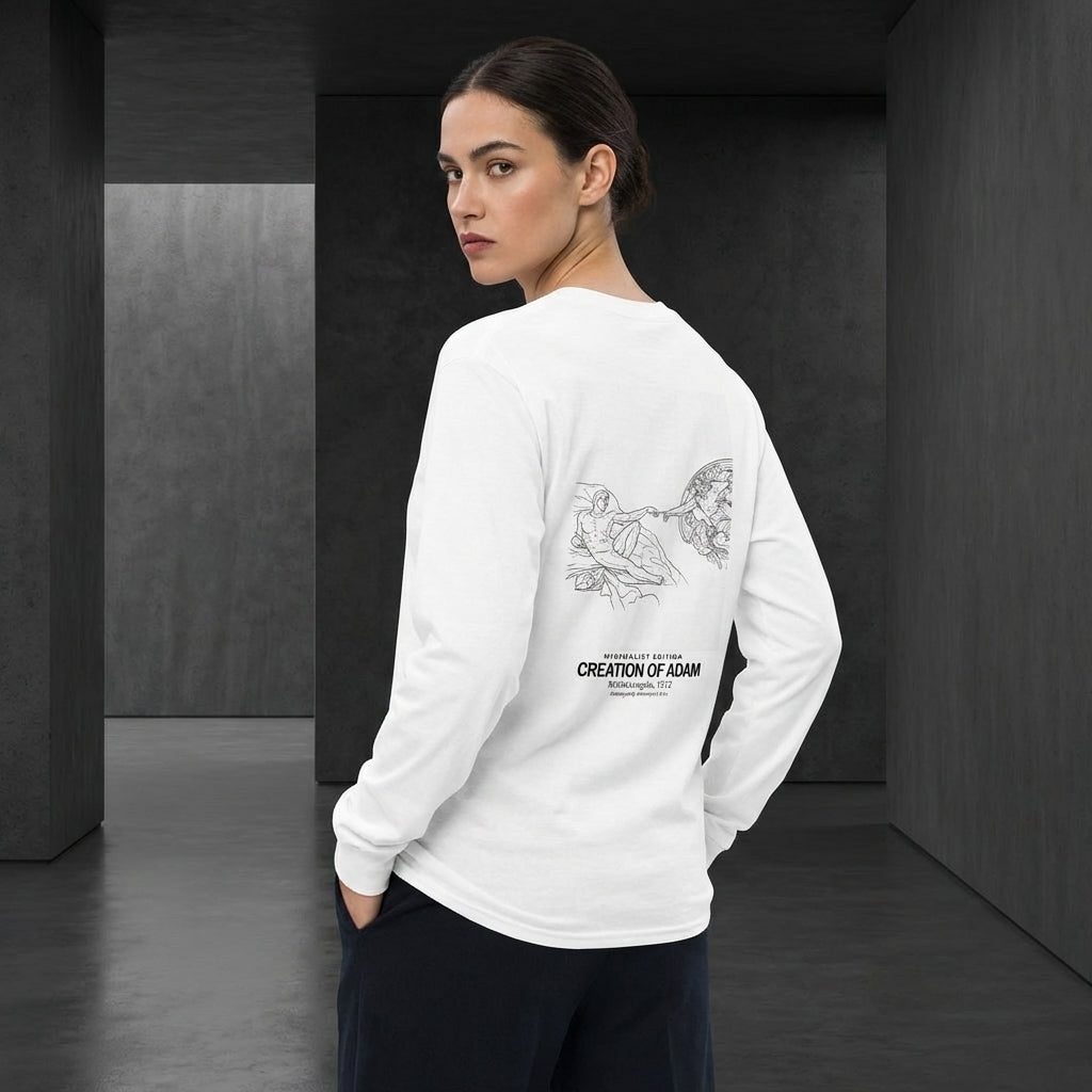 Creation of Adam Longsleeve T-Shirt - MINIMALIST EDITION