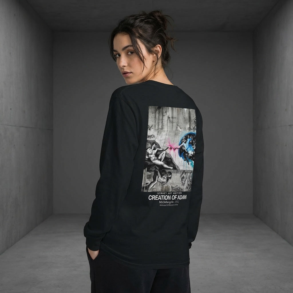 Creation of Adam Longsleeve T-Shirt - STREET ART EDITION