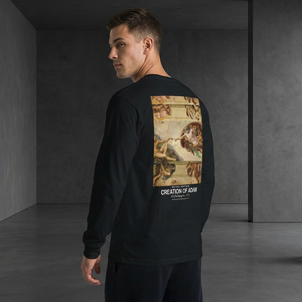 Creation of Adam Longsleeve T-Shirt - RETRO EDITION