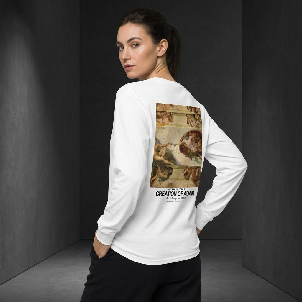 Creation of Adam Longsleeve T-Shirt - RETRO EDITION-4