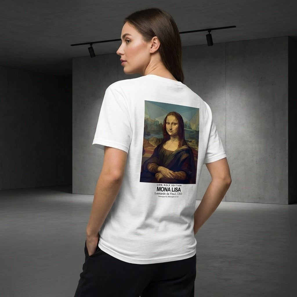 Mona Lisa T-Shirt - LOW POLY EDITION-2