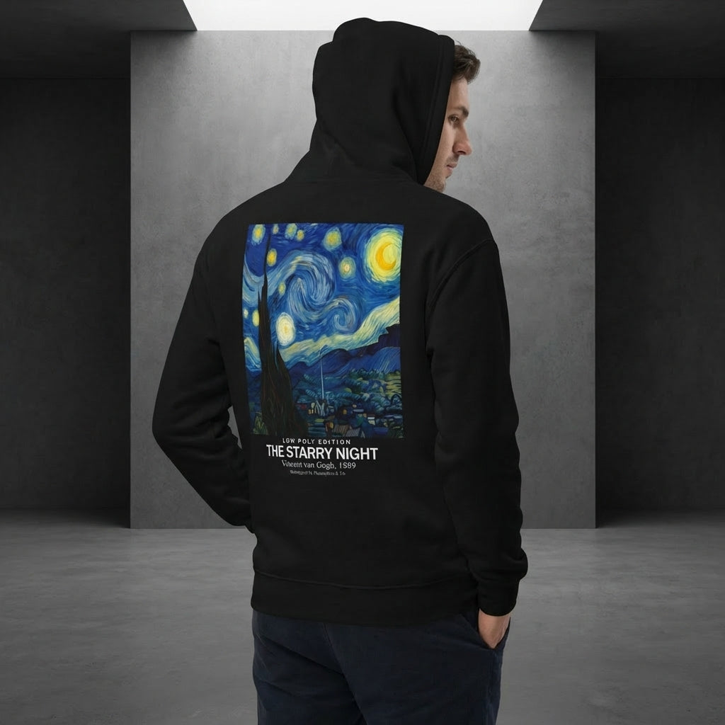 The Starry Night Hoodie - LOW POLY EDITION