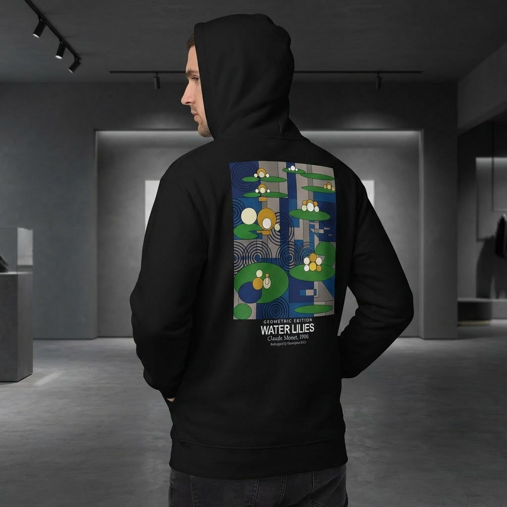 Water Lilies Hoodie - GEOMETRIC EDITION-3