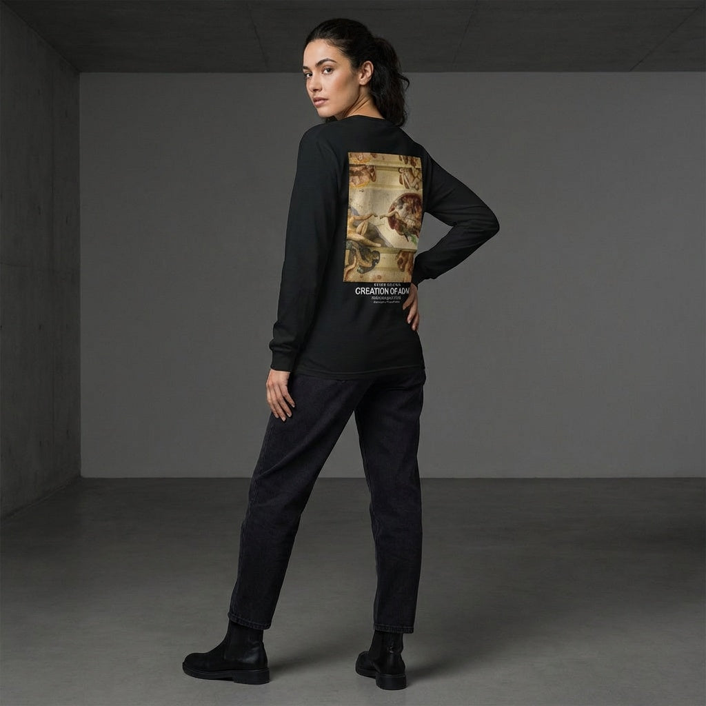 Creation of Adam Longsleeve T-Shirt - RETRO EDITION-2