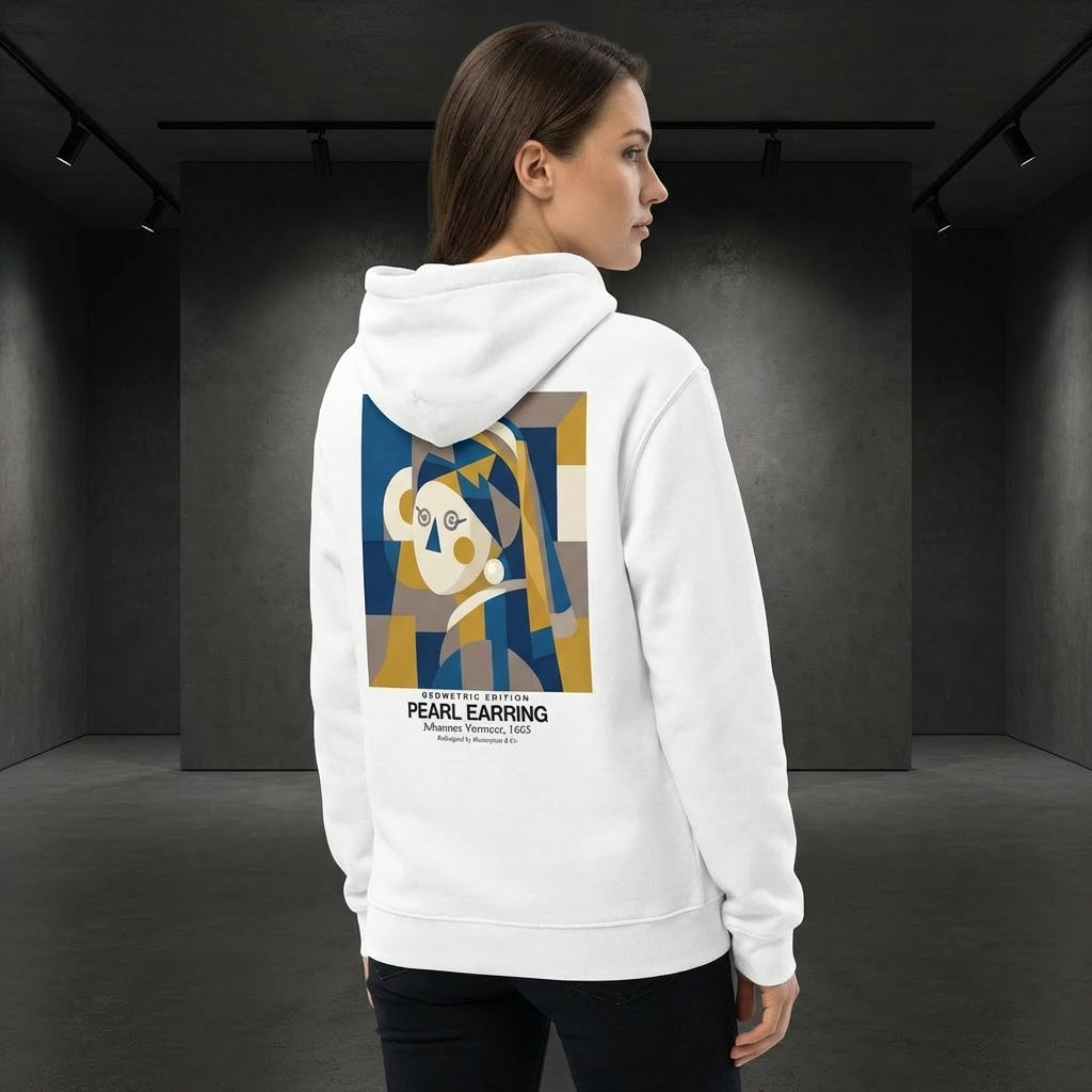 Girl with a Pearl Earring Hoodie - GEOMETRIC EDITION-2