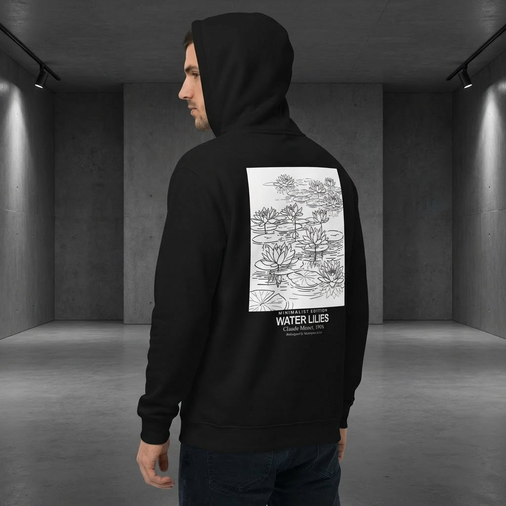 Water Lilies Hoodie - MINIMALIST EDITION-3