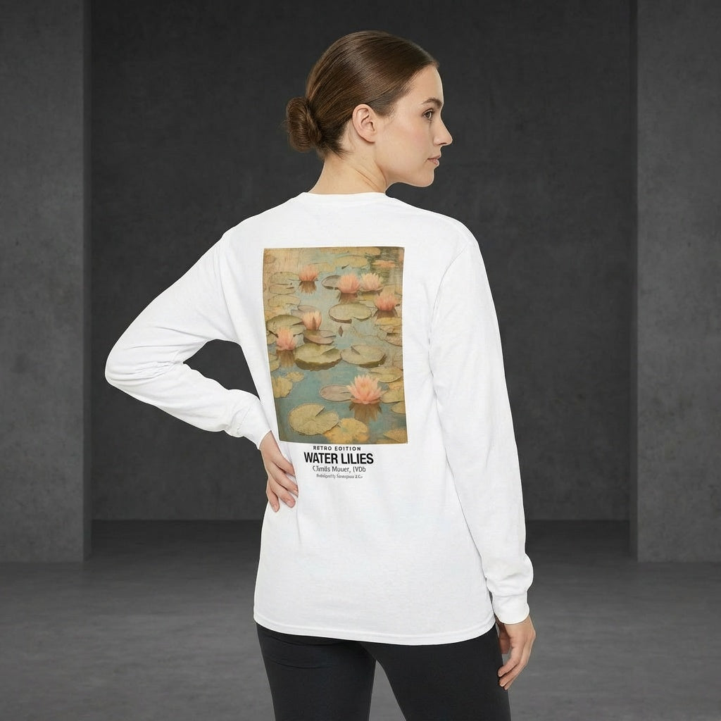 Water Lilies Longsleeve T-Shirt - RETRO EDITION