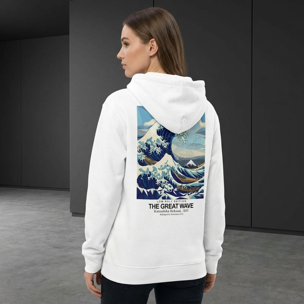 The Great Wave Hoodie - LOW POLY EDITION-2