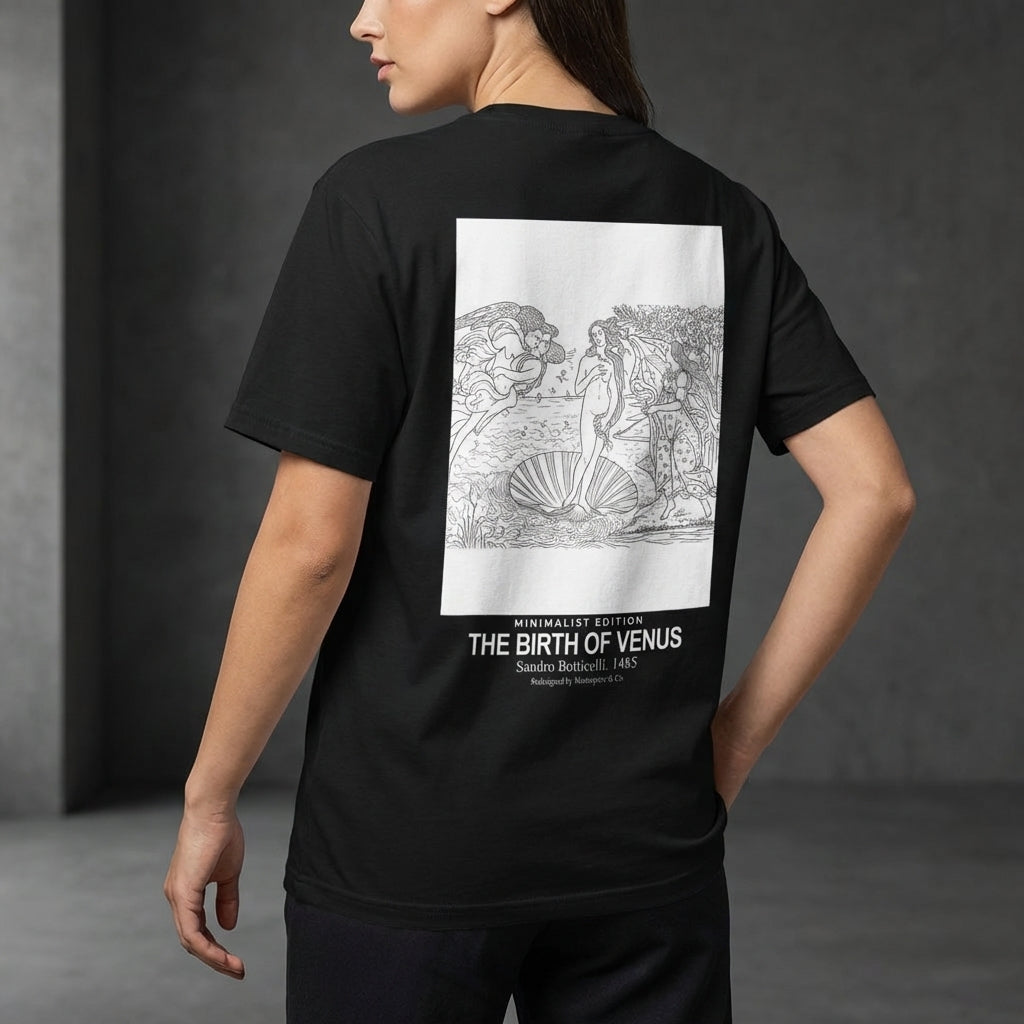 The Birth of Venus T-Shirt - MINIMALIST EDITION-3