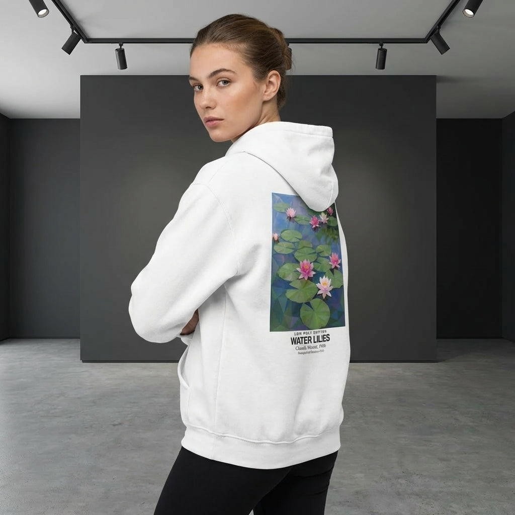 Water Lilies Hoodie - LOW POLY EDITION-2