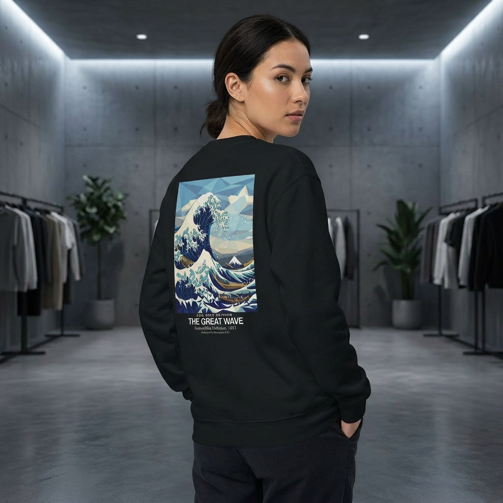 The Great Wave Sweater - LOW POLY EDITION