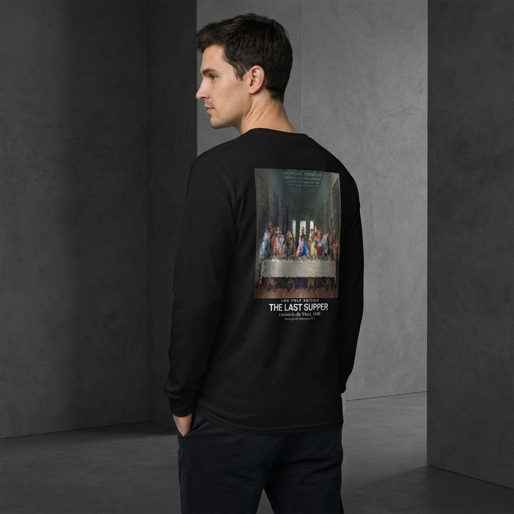 The Last Supper Longsleeve T-Shirt - LOW POLY EDITION