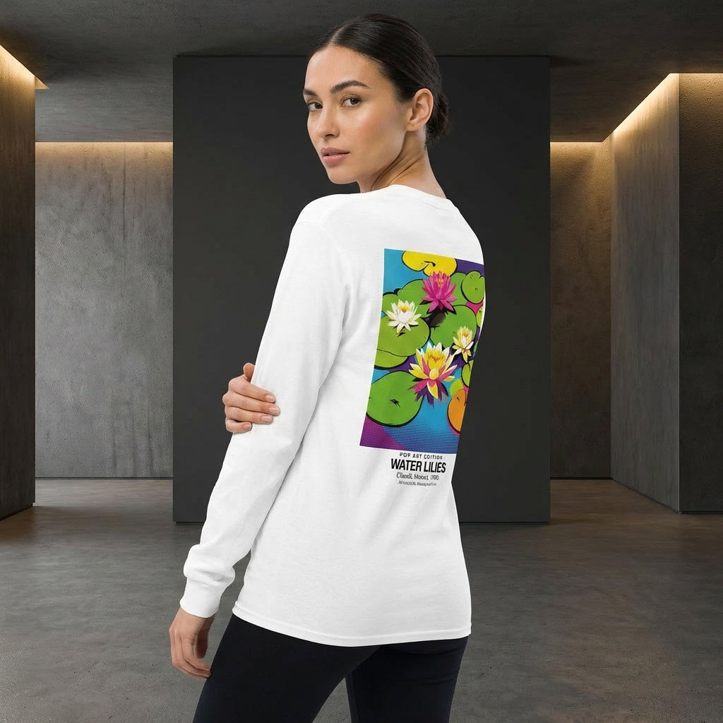 Water Lilies Longsleeve T-Shirt - POP ART EDITION-3