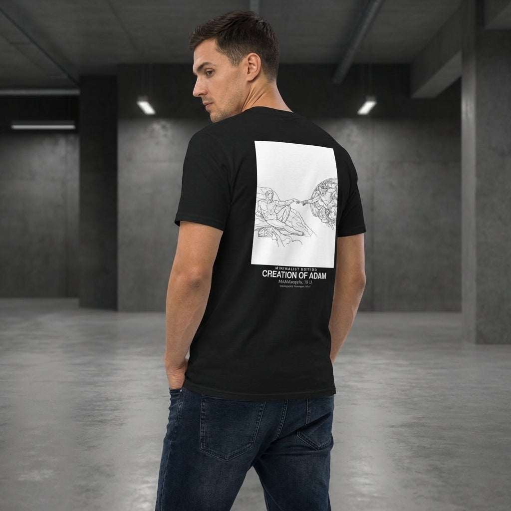 Creation of Adam T-Shirt - MINIMALIST EDITION-4