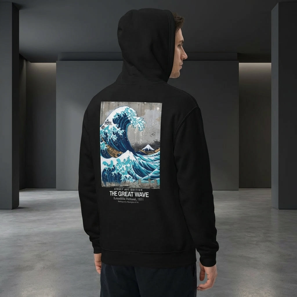 The Great Wave Hoodie - STREET ART EDITION-3