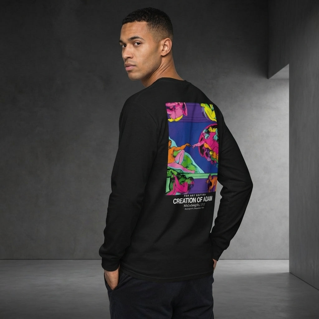 Creation of Adam Longsleeve T-Shirt - POP ART EDITION