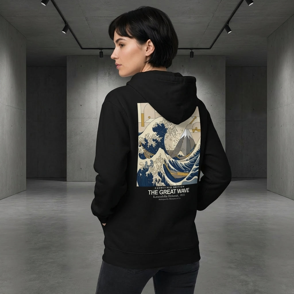 The Great Wave Hoodie - GEOMETRIC EDITION-2