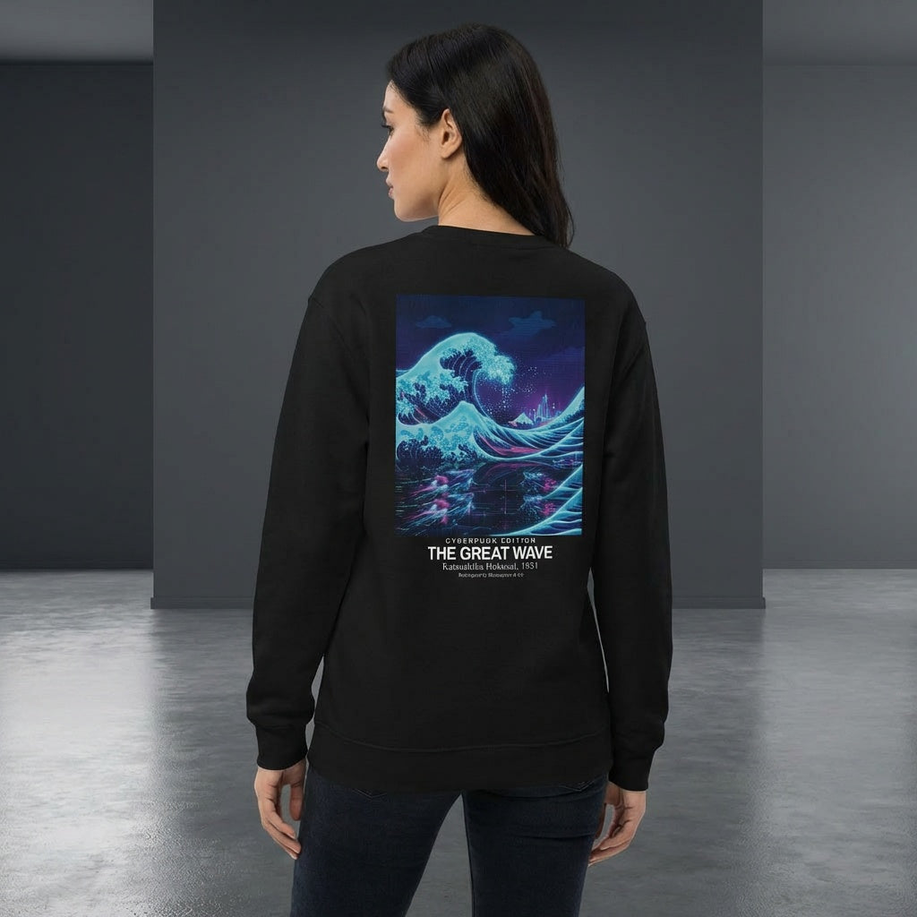 The Great Wave Sweater - CYBERPUNK EDITION