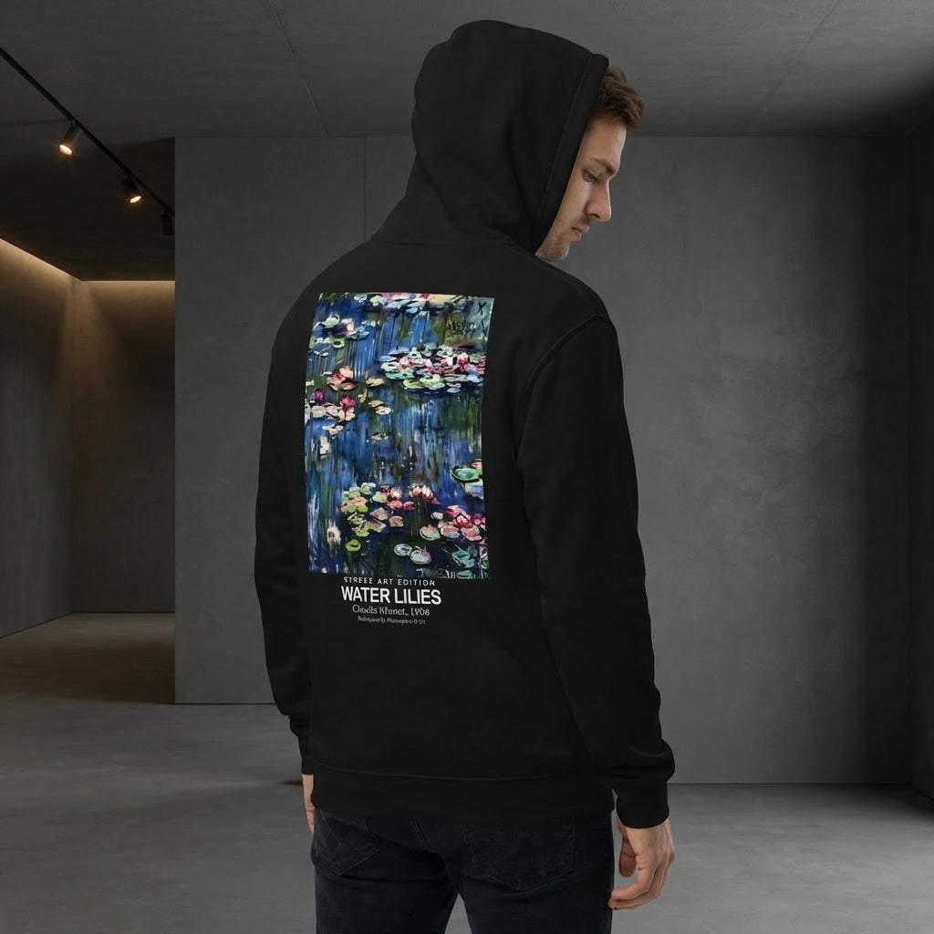 Water Lilies Hoodie - STREET ART EDITION